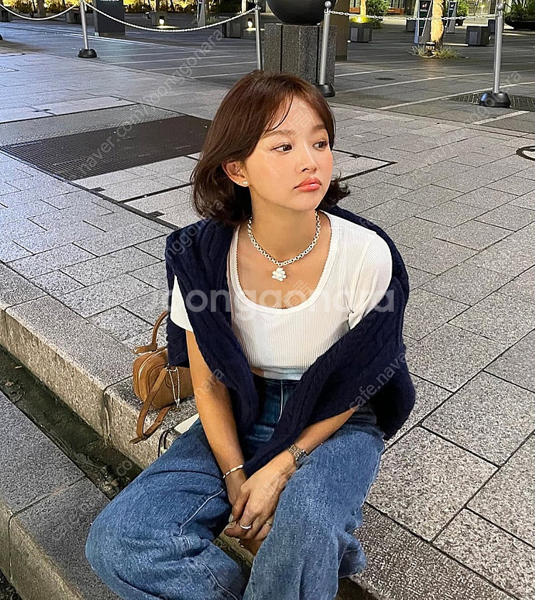 블레스드17 임블리 레이스티셔츠(화이트,블랙)--3
