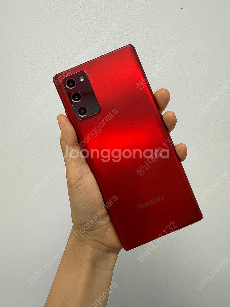 N981 갤럭시 노트20 5G 레드 256기가 15만 ...--0
