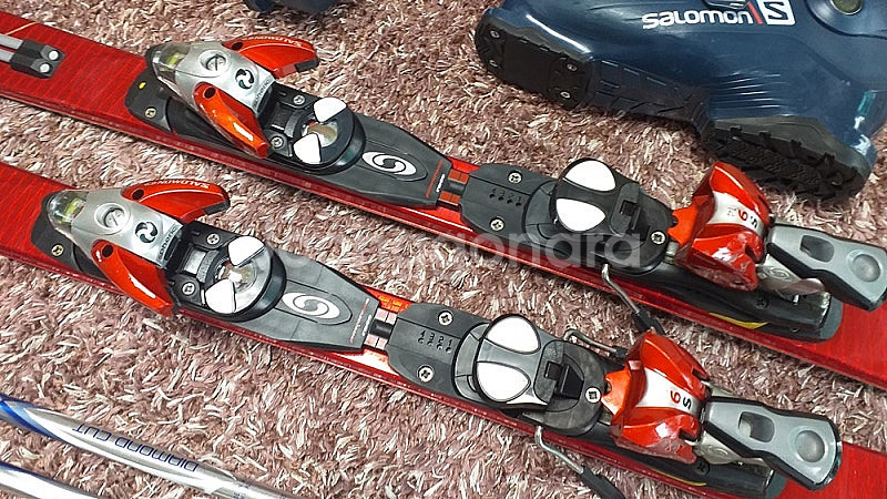 살로몬 스키 세트(스키 165cm, 부츠 280mm)--3