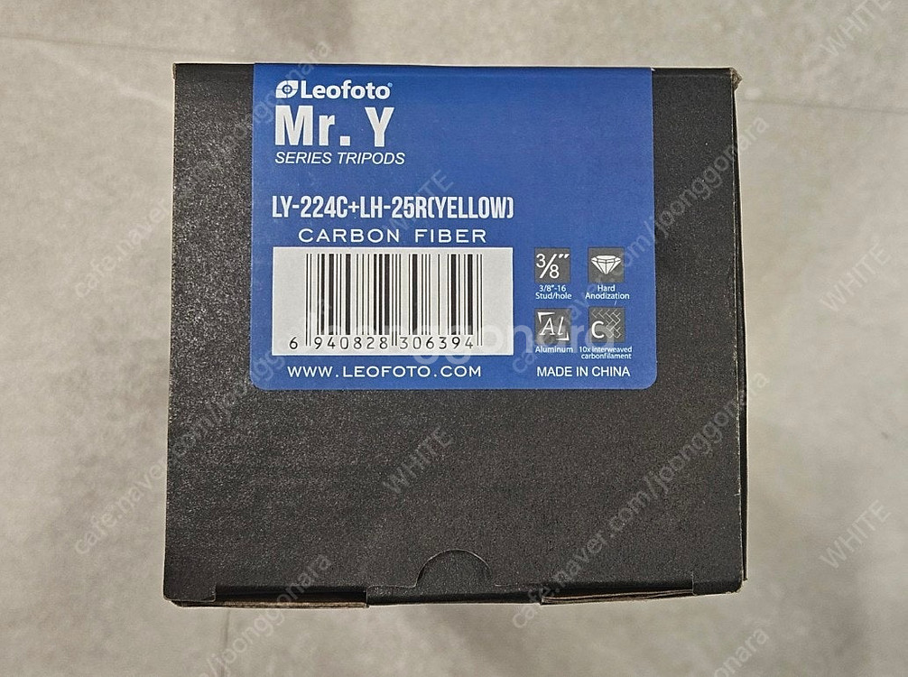 레오포토 LY-224C+LH-25R(엘로우) 카본 삼각대 판매합니다.--1