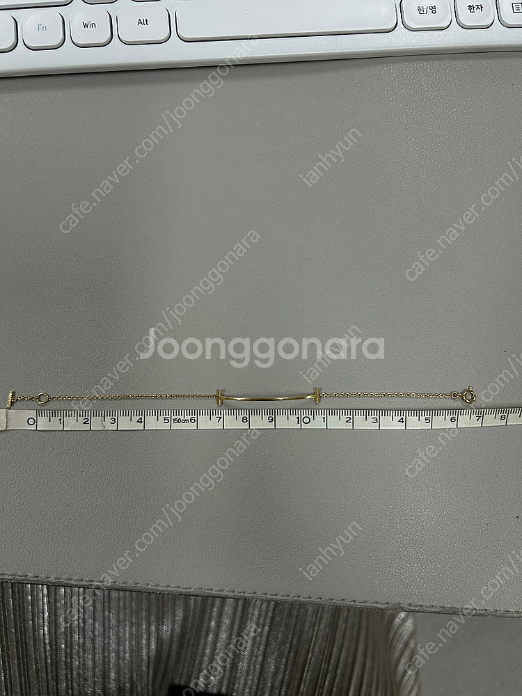 티파니 스마일 팔찌 18K--2