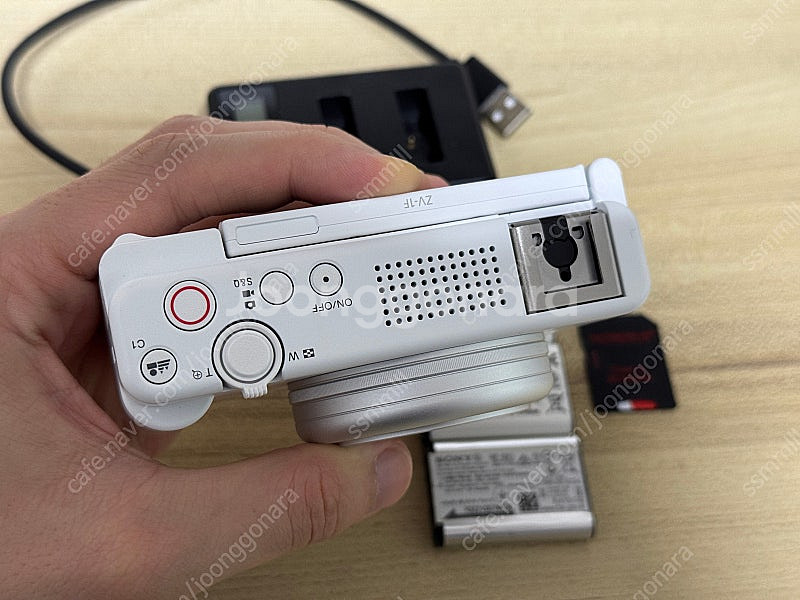 소니 zv-1f 화이트 브이로그 카메라--4