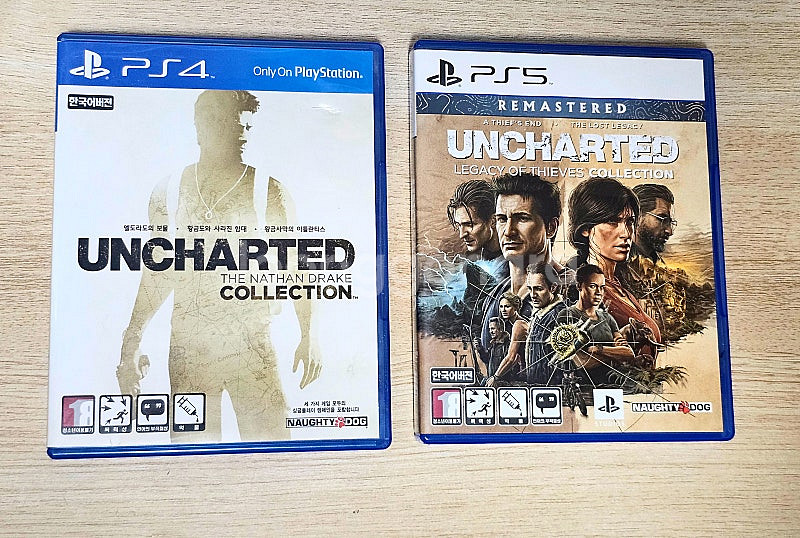 Ps4 Ps5 언차티드 두개 일괄--0