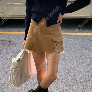 카고포켓 치마반바지