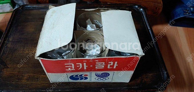 레트로 코카콜라 호돌이컵--6