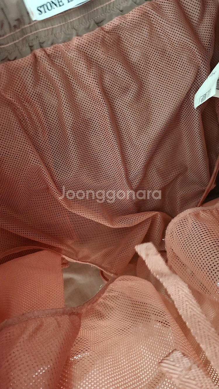 스톤아일랜드 반바지 핑크브라운XL33~35(정품)--4