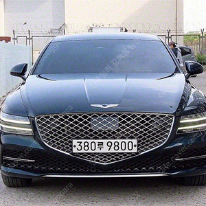 제네시스 G80 중고 제네시스 중고 가격 파란색 2021년식 3.5 가솔린 터보 AWD 기본형 수원중고차
