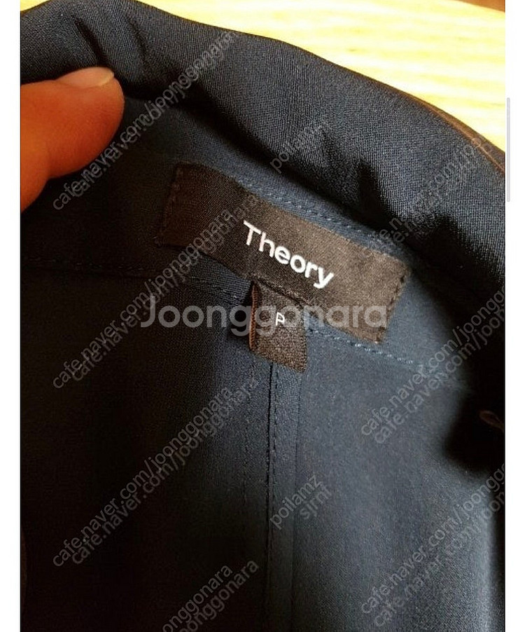 띠어리 theory 트렌치 실크코트 팝니다.--4