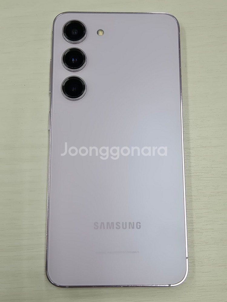 갤럭시 S23 라벤더색상 256용량 상태너무좋은 무잔상...--0