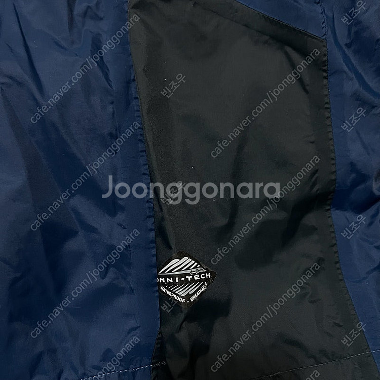컬럼비아 남성 옴니테크 바람막이 자켓 L/100--3