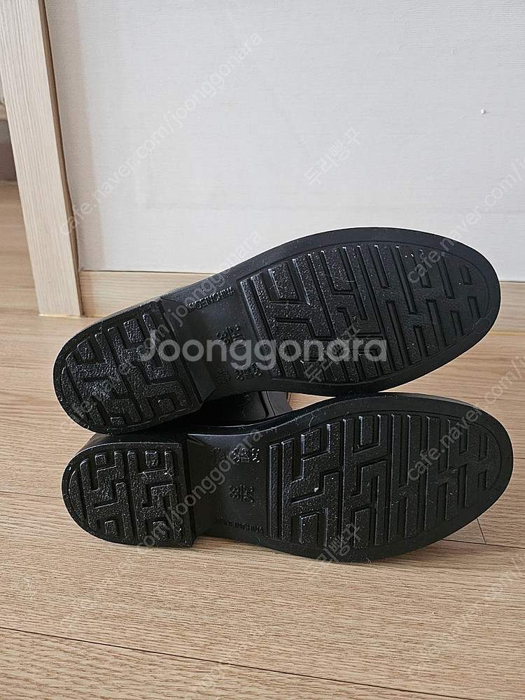 롱 레인부츠 블랙 240 새상품--3
