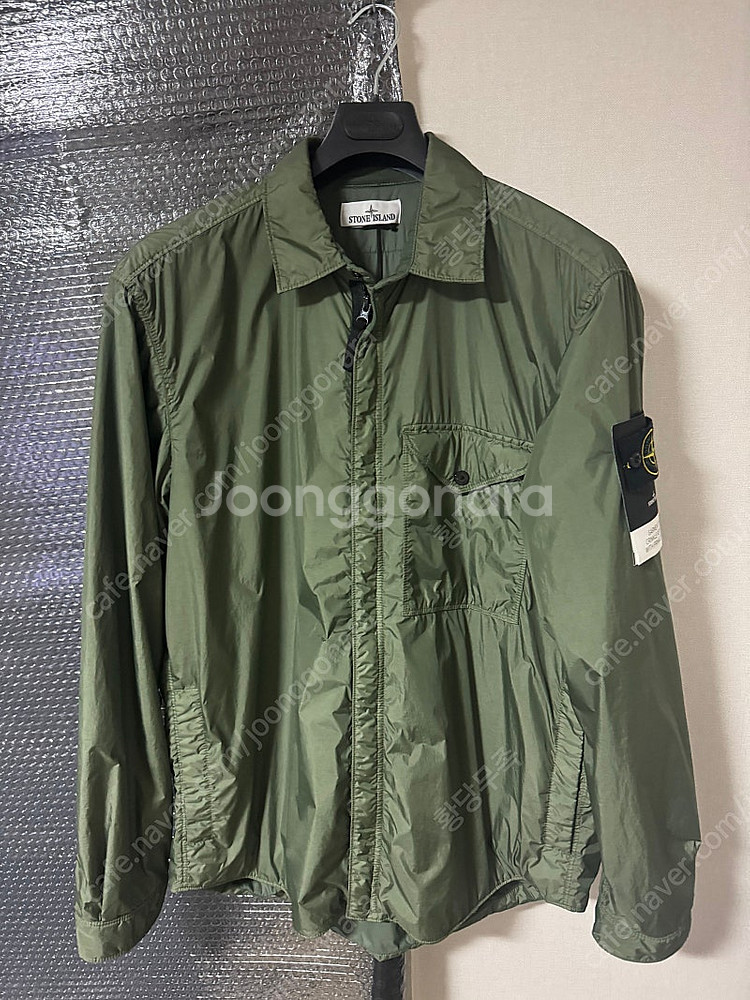 스톤아일랜드 크링클랩스 다운 셔츠 XL 새상품 Q012...--0