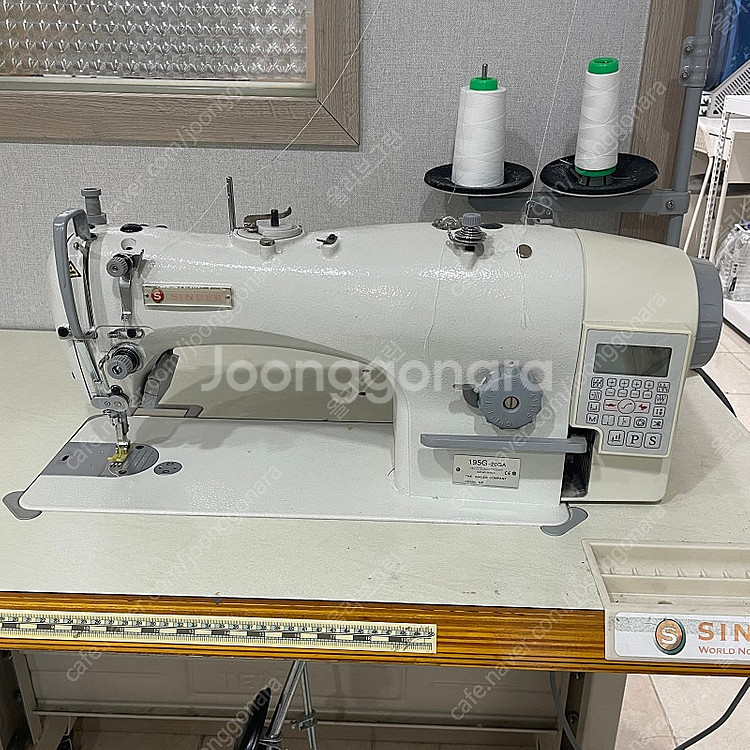 SINGER 싱거 공업용 미싱 195G-20GA 무소음...--1