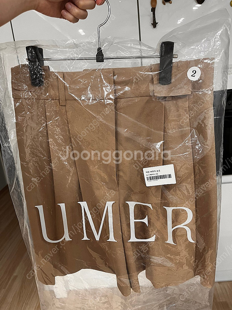 유메르 UMER 파인 버뮤다 쇼츠 베이지,네이비 판매합...--1