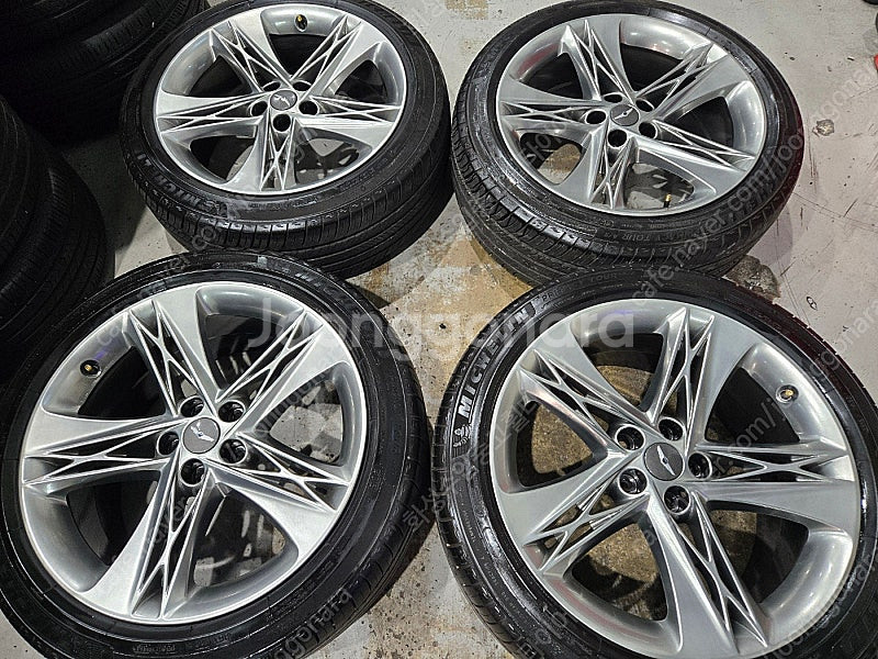 제네시스G90 RS4 20인치 순정 휠타이어 판매합니다--0