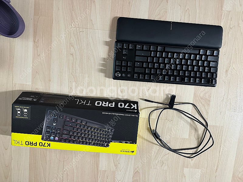 커세어 k70 pro tkl mgx 키보드 팝니다--1
