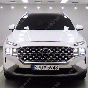 싼타페 중고차 더 뉴 싼타페 중고 흰색 2021년식 60,574km 디젤 2.2 2WD 프레스티지 중고자동차