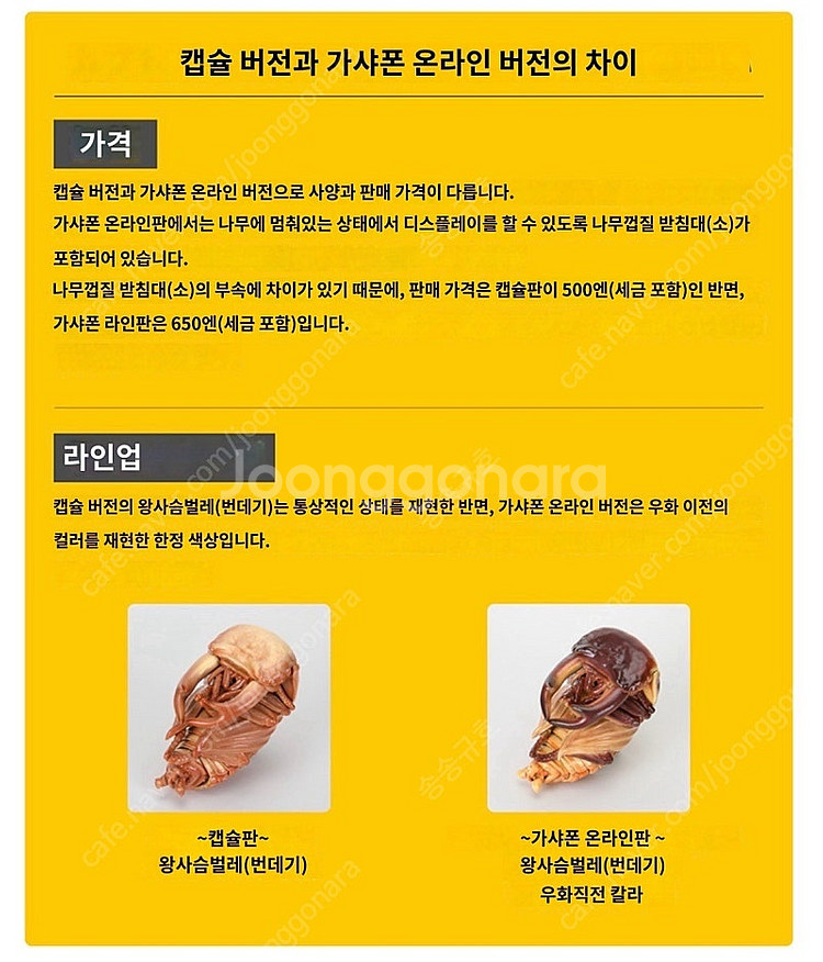 [반다이 생물대도감 온라인판] 사슴벌레 10탄--2
