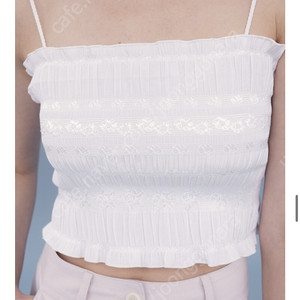 타낫 tannat 튜브탑 T/T Glossy tube top (white)