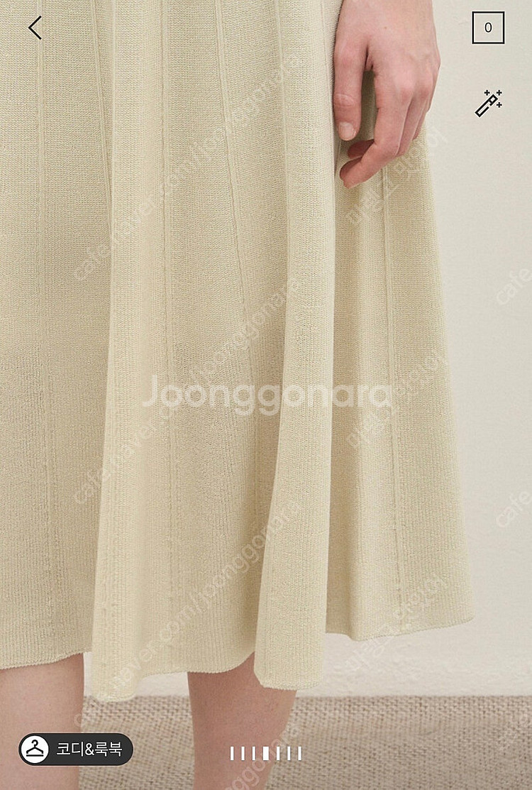 더캐시미어 니트 셋업 한섬 타임 마인 시스템--3