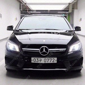 벤츠 CLA 중고 벤츠 CLA클래스 중고 검정색 2016년식 52,856km CLA 45 AMG 4MATIC 중고자동차