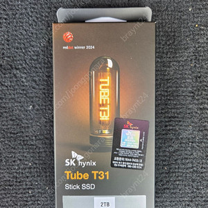 (미개봉, 정품, 택포) SK하이닉스 Tube T31 Stick SSD 2TB(외장ssd)