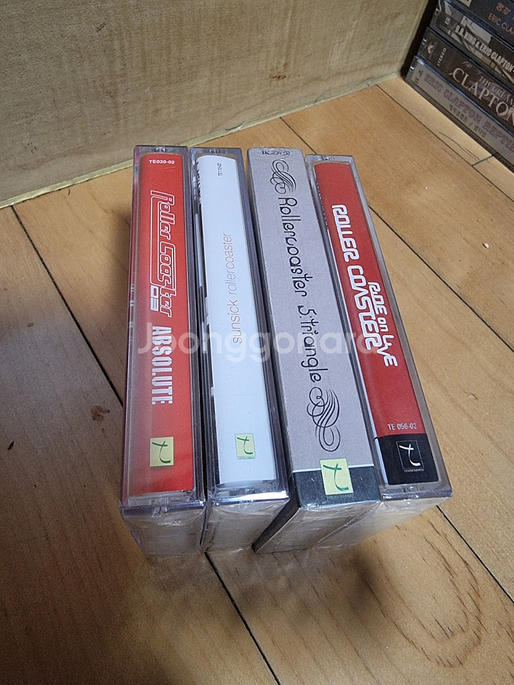 롤러코스터 미개봉 카세트 테이프 4개 판매합니다ㅡ일괄 ...--2