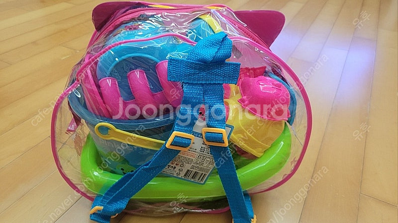 핑크퐁 가방 모래놀이 세트 새상품--1