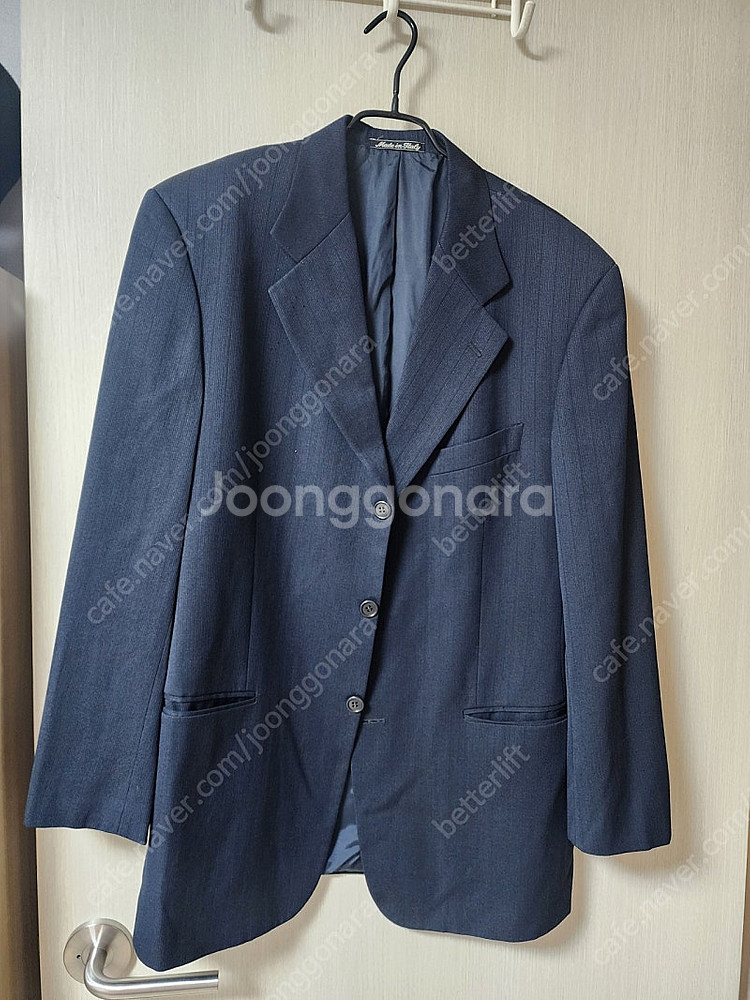 (정품) 발렌티노 우모 딥네이비 포켓 블레이져 정장--0