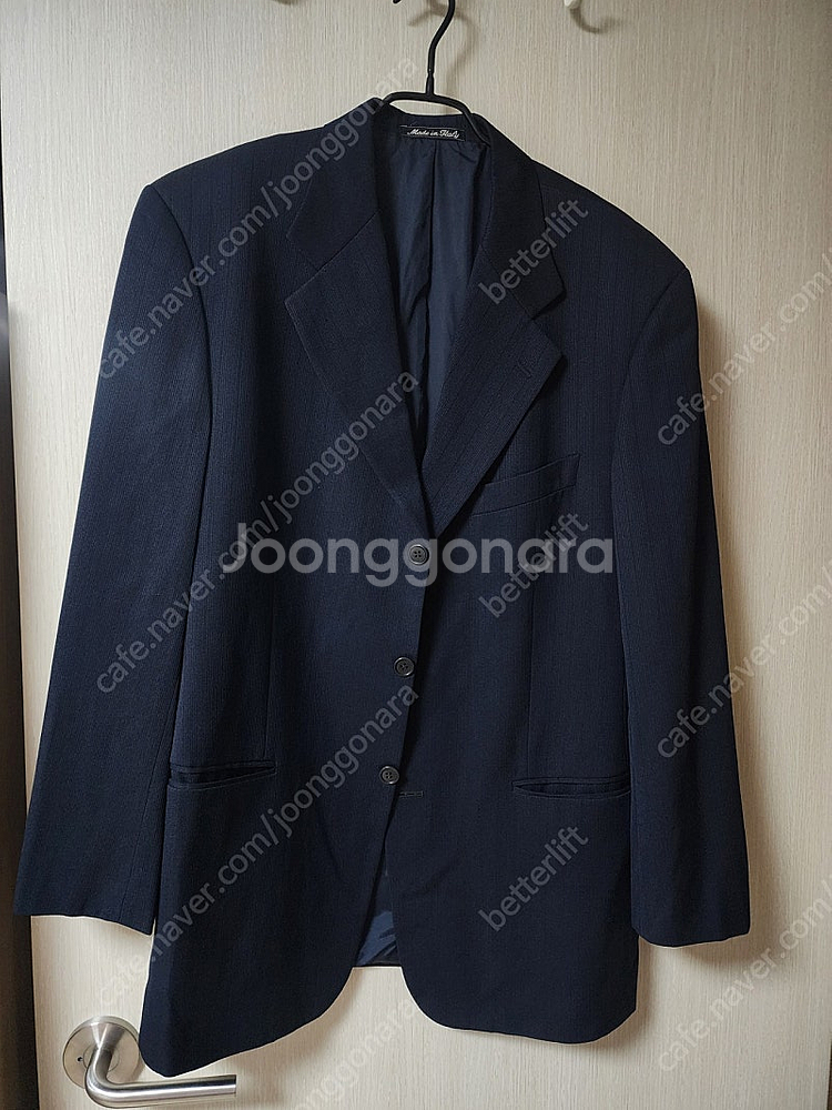 (정품) 발렌티노 우모 딥네이비 포켓 블레이져 정장--1