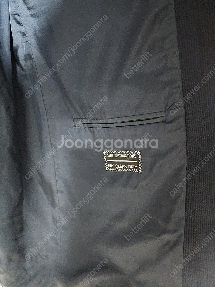 (정품) 발렌티노 우모 딥네이비 포켓 블레이져 정장--7