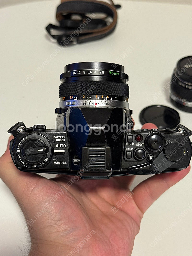 올림푸스 om4ti + 렌즈(50.4,35mm f2.8)--1