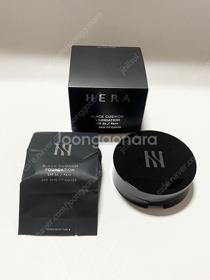 [ 새상품 택포 ] 헤라 NEW 블랙쿠션 본품+리필 (...--4