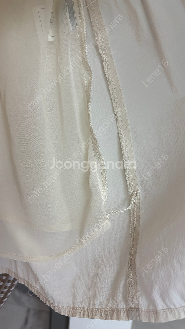 로엠 캉캉 뒷리본 원피스--5