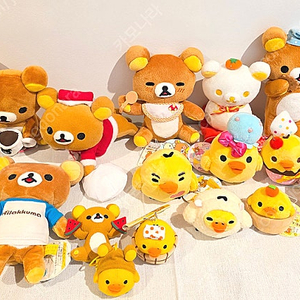 일본 산엑스 리락쿠마 한정판, 희귀, 고전 정품, 비매품, 리락쿠지 등 판매합니다.