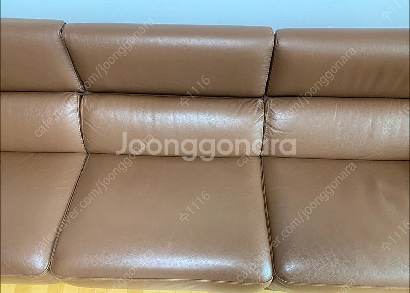 한샘 바흐 702 인피니 4인용 소파 (꼬냑)--4