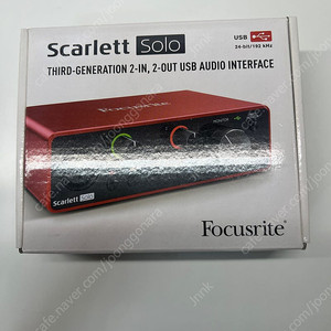 스칼렛 2i2 3세대 오디오 인터페이스 거의새거