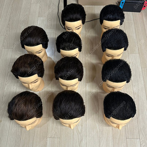 이용사 덧가발, 통가발