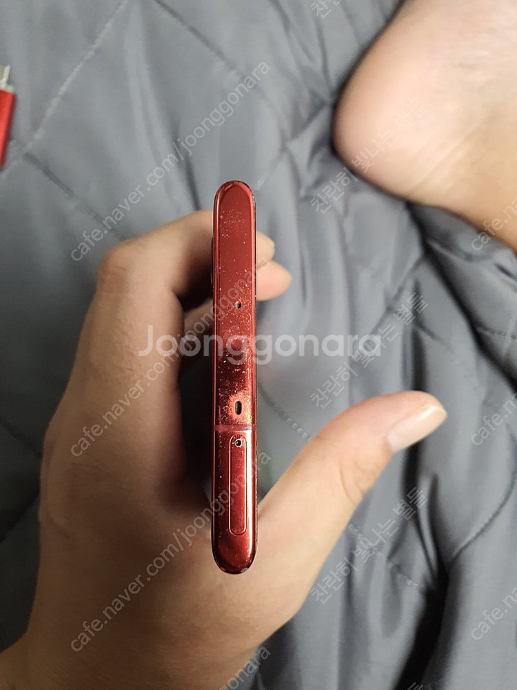 택포 갤럭시 노트10 레드 액정 파손--4
