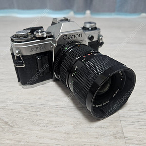 Canon AE-1 실버바디 + NFD 35-75mm f/4 렌즈 세트