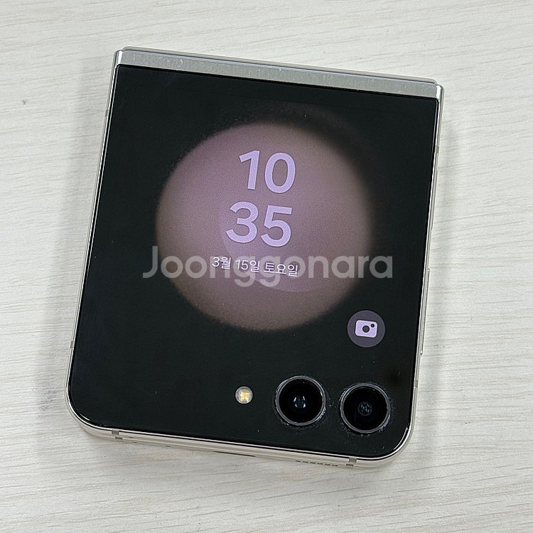 갤럭시Z플립5 크림색상 256용량 무잔상 깨끗한단말기 ...--0