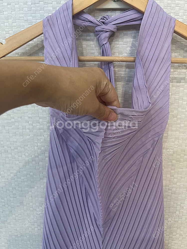 이세이미야케 페이퍼 라이크 플리츠 원피스--3