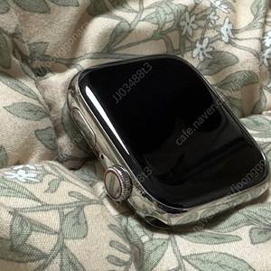 애플워치7 (se 7) 실버 스테인리스 스틸 45mm / GPS + Cellular