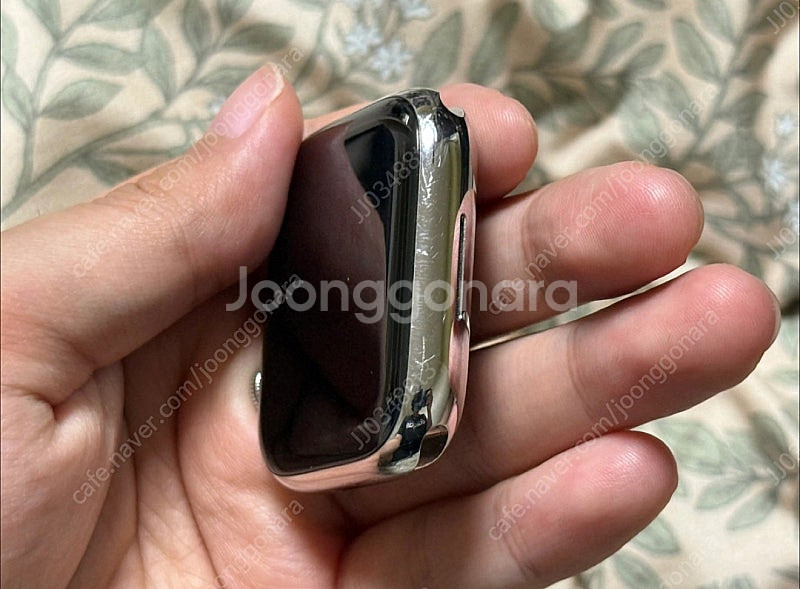 애플워치7 (se 7) 실버 스테인리스 스틸 45mm ...--2