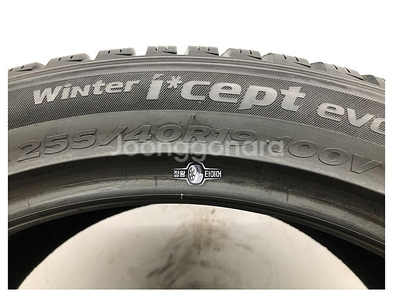 중고타이어 한국타이어 윈터아이셉트 에보3 255/40R...--4