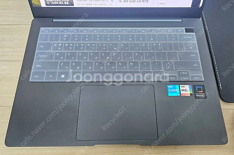 갤럭시북3프로(13th i5, 16g 256g)+한컴--2