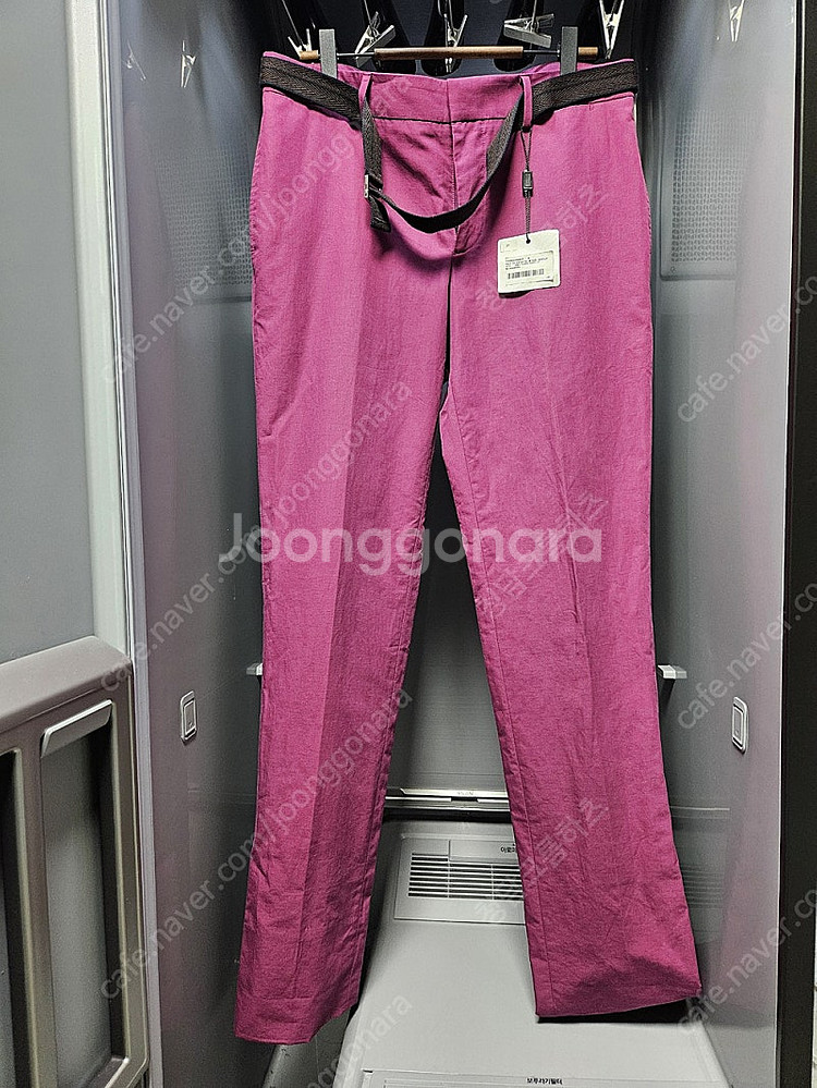 에르메스 남성 벨티드 치노팬츠 새상품 40사이즈 판매합...--0