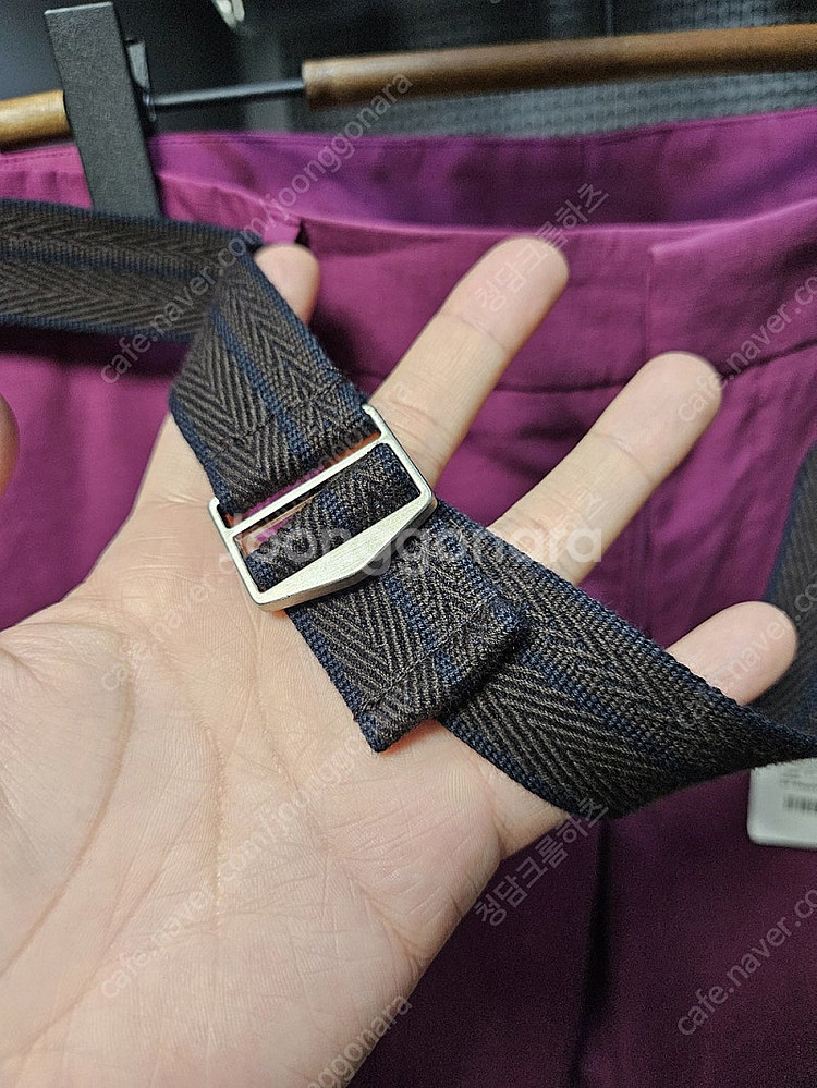 에르메스 남성 벨티드 치노팬츠 새상품 40사이즈 판매합...--1