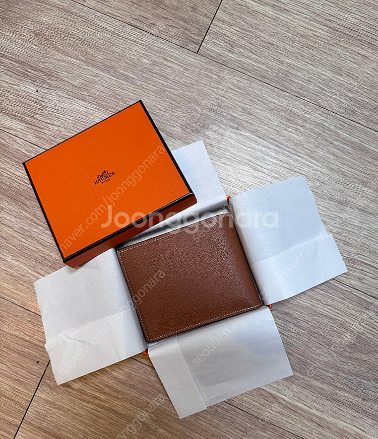Hermes 에르메스 시티즌트윌 반지갑 (골드-에버컬러...--2