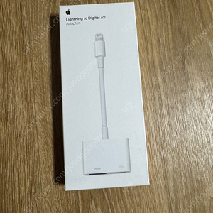 새제품,택포) Apple 애플 라이트닝 디지털 AV 어댑터 어답터 (MD826FE/A)